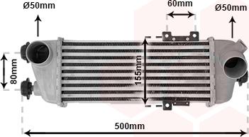 Van Wezel 82004227 - Интеркулер autozip.com.ua