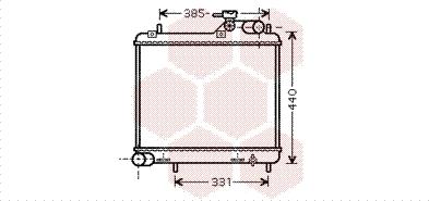 Van Wezel 82002125 - Радіатор, охолодження двигуна autozip.com.ua