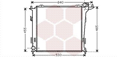 Van Wezel 82002207 - Радіатор, охолодження двигуна autozip.com.ua