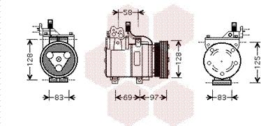 Van Wezel 8200K093 - Компресор, кондиціонер autozip.com.ua