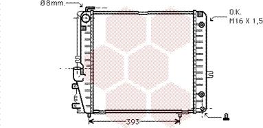 Van Wezel 30002086 - Радіатор, охолодження двигуна autozip.com.ua