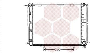 Van Wezel 30002035 - Радіатор, охолодження двигуна autozip.com.ua