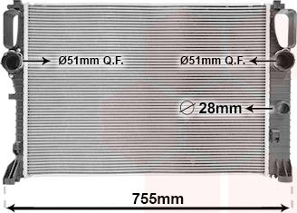 Van Wezel 30002394 - Радіатор, охолодження двигуна autozip.com.ua