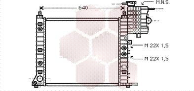 Van Wezel 30002243 - Радіатор, охолодження двигуна autozip.com.ua