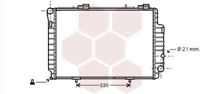 Van Wezel 30002263 - Радіатор, охолодження двигуна autozip.com.ua