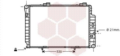 Van Wezel 30002235 - Радіатор, охолодження двигуна autozip.com.ua