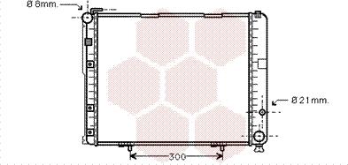 Van Wezel 30002236 - Радіатор, охолодження двигуна autozip.com.ua