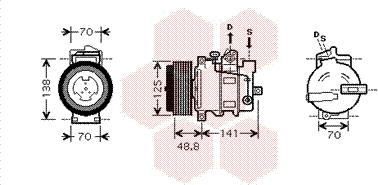 Van Wezel 3000K426 - Компресор, кондиціонер autozip.com.ua