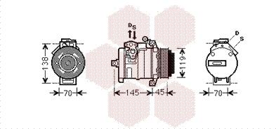 Van Wezel 3000K530 - Компресор, кондиціонер autozip.com.ua