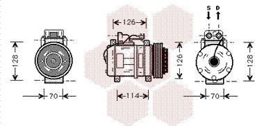 Van Wezel 3000K274 - Компресор, кондиціонер autozip.com.ua