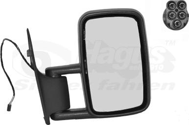 Van Wezel 3075808 - Зовнішнє дзеркало autozip.com.ua