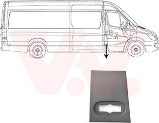 Van Wezel 3077418 - Облицювання / захисна накладка, боковина autozip.com.ua