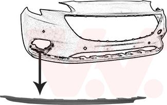 Van Wezel 3804582 - Облицювання, бампер autozip.com.ua