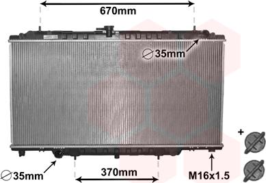 Van Wezel 33002394 - Радіатор, охолодження двигуна autozip.com.ua