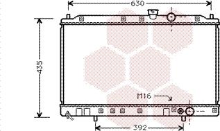 Van Wezel 32002064 - Радіатор, охолодження двигуна autozip.com.ua