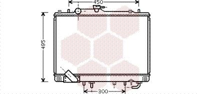 Van Wezel 32002157 - Радіатор, охолодження двигуна autozip.com.ua