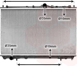 Van Wezel 32002101 - Радіатор, охолодження двигуна autozip.com.ua