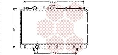 Van Wezel 32002113 - Радіатор, охолодження двигуна autozip.com.ua