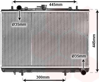 Van Wezel 32002188 - Радіатор, охолодження двигуна autozip.com.ua