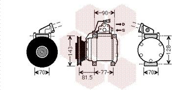 Van Wezel 3200K216 - Компресор, кондиціонер autozip.com.ua