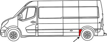 Van Wezel 3799141 - Боковина autozip.com.ua