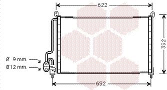 Van Wezel 37005229 - Конденсатор, кондиціонер autozip.com.ua