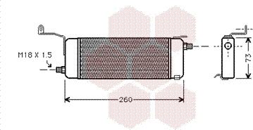 Van Wezel 37003258 - Масляний радіатор, рухове масло autozip.com.ua