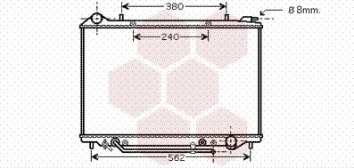 Van Wezel 37002405 - Радіатор, охолодження двигуна autozip.com.ua