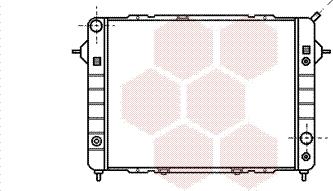 Van Wezel 37002090 - Радіатор, охолодження двигуна autozip.com.ua