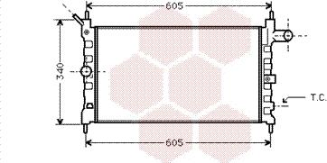 Van Wezel 37002022 - Радіатор, охолодження двигуна autozip.com.ua