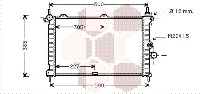 Van Wezel 37002266 - Радіатор, охолодження двигуна autozip.com.ua