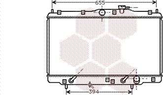 Van Wezel 25002094 - Радіатор, охолодження двигуна autozip.com.ua