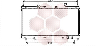 Van Wezel 25002164 - Радіатор, охолодження двигуна autozip.com.ua