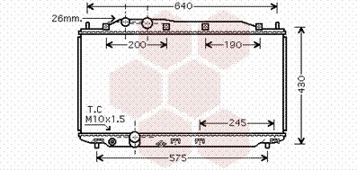 Van Wezel 25002187 - Радіатор, охолодження двигуна autozip.com.ua