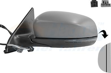 Van Wezel 2128811 - Зовнішнє дзеркало autozip.com.ua