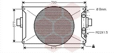 Van Wezel 28002035 - Радіатор, охолодження двигуна autozip.com.ua