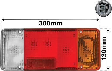 Van Wezel 2810926 - Задній ліхтар autozip.com.ua
