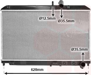 Van Wezel 27002169 - Радіатор, охолодження двигуна autozip.com.ua