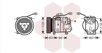 Van Wezel 2700K202 - Компресор, кондиціонер autozip.com.ua