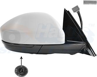 Van Wezel 7719808 - Зовнішнє дзеркало autozip.com.ua