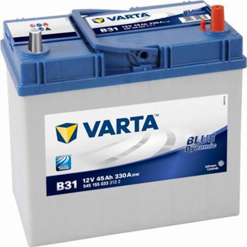 Varta 545155033 - Аккумулятор   45Ah-12v VARTA BDB31 238х129х227.R.EN330 Азия тонкие клеммы autozip.com.ua