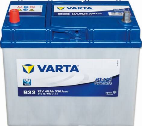 Varta 545157033 - Аккумулятор   45Ah-12v VARTA BDB33 238х129х227.L.EN330 Азия тонкие клеммы autozip.com.ua