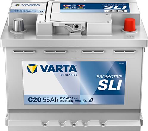 Varta 555064042K182 - Стартерна акумуляторна батарея, АКБ autozip.com.ua