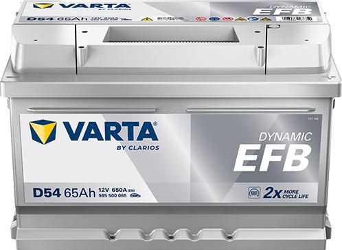 Varta 565500065K262 - Стартерна акумуляторна батарея, АКБ autozip.com.ua