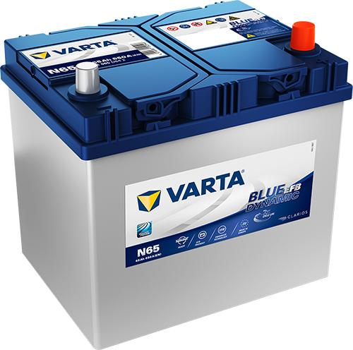 Varta 565501065G502 - Стартерна акумуляторна батарея, АКБ autozip.com.ua