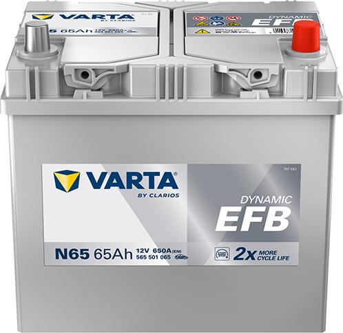 Varta 565501065K262 - Стартерна акумуляторна батарея, АКБ autozip.com.ua