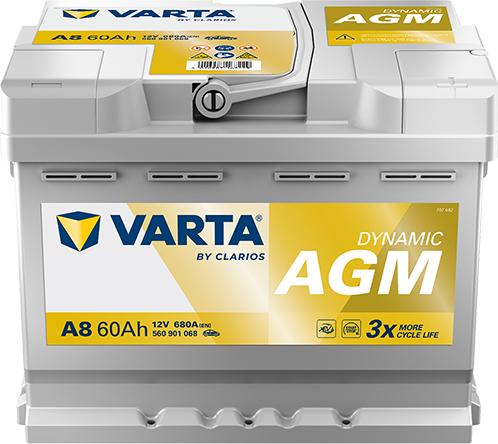 Varta 560901068K262 - Стартерна акумуляторна батарея, АКБ autozip.com.ua
