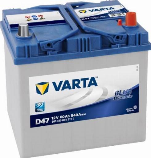 Varta 560410054 - Аккумулятор   60Ah-12v VARTA BDD47 232х173х225.R.EN540 Азия autozip.com.ua