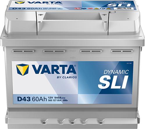 Varta 560127054K262 - Стартерна акумуляторна батарея, АКБ autozip.com.ua