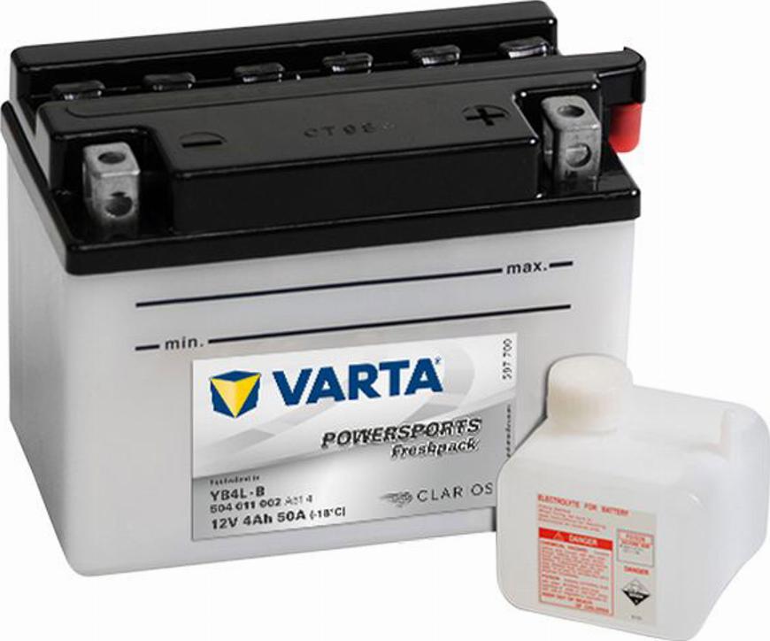 Varta 504011002 - Стартерна акумуляторна батарея, АКБ autozip.com.ua